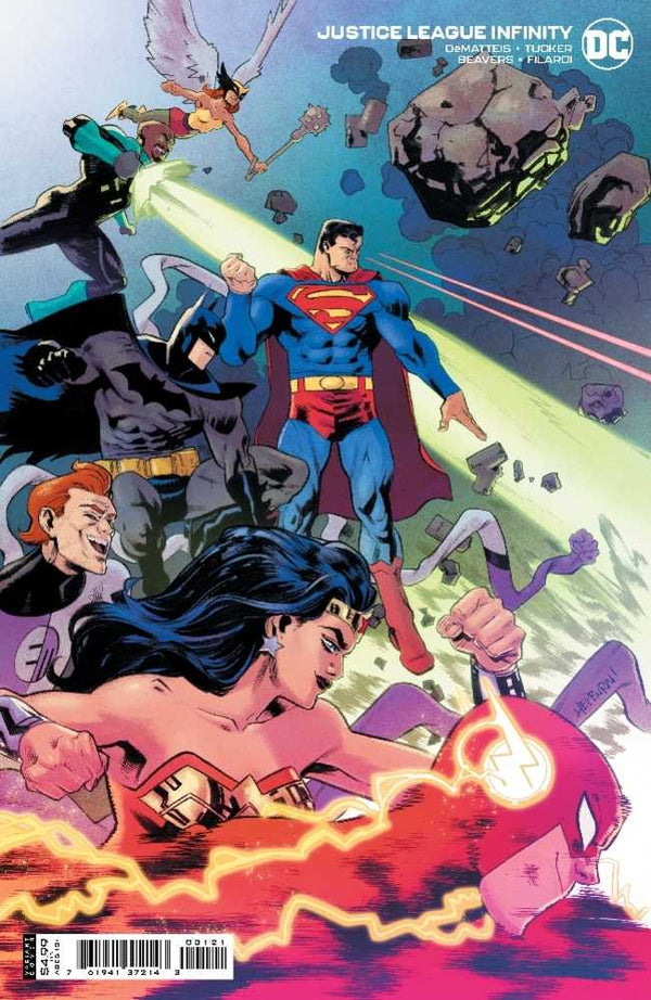 Justice League Infinity #1 (Of 7) Cover B Scott Hepburn Card Stock Variant