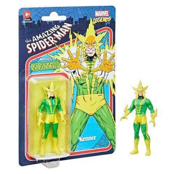 Marvel Legends Retro 375 Collection Electro 3 3/4-Inch Action Figure