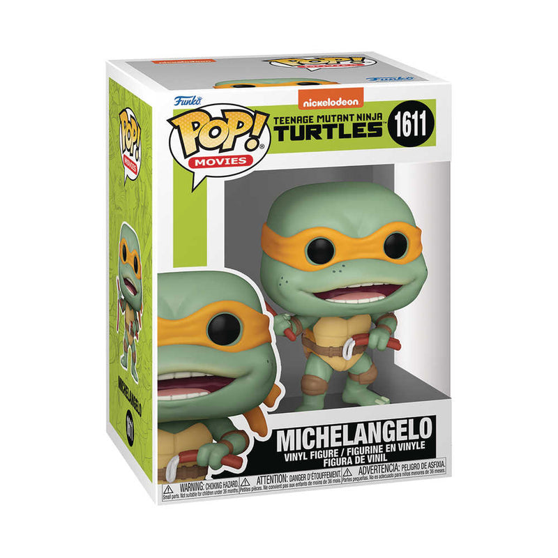 Pop Movies Teenage Mutant Ninja Turtles Michelangelo Sausage Link Nunchucks Vinyl Figure