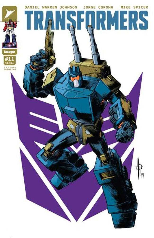 Transformers #11 2nd Print Cover A Howard Decepticon