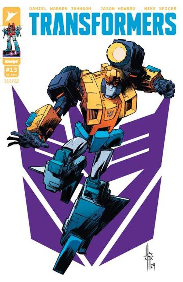 Transformers #13 2nd Print Cover A Howard Decepticon