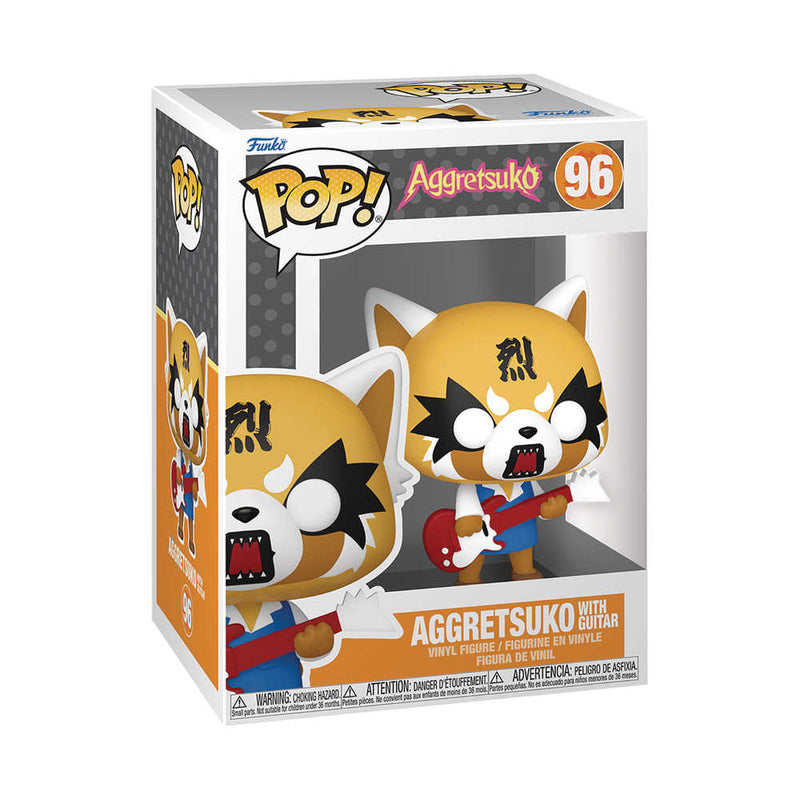 Pop Sanrio Aggretsuko W Guitar Figure