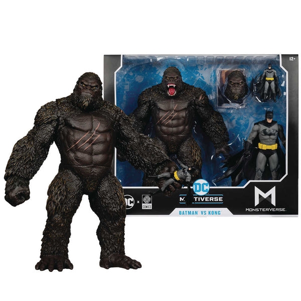 DC Monsterverse Batman V Kong Figure 2pk