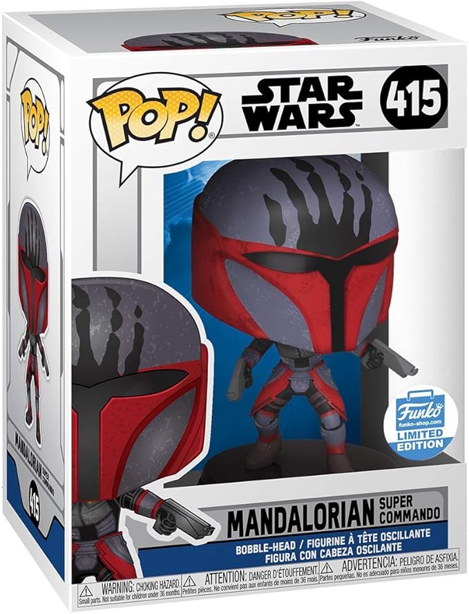 Funko Pop Mandalorian Super Commando Funko Online Exclusive