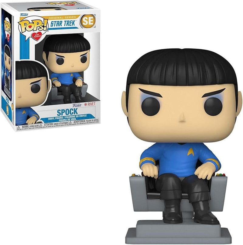 Funko Pop! TV: Pops with Purpose Rivet - Spock in Chair