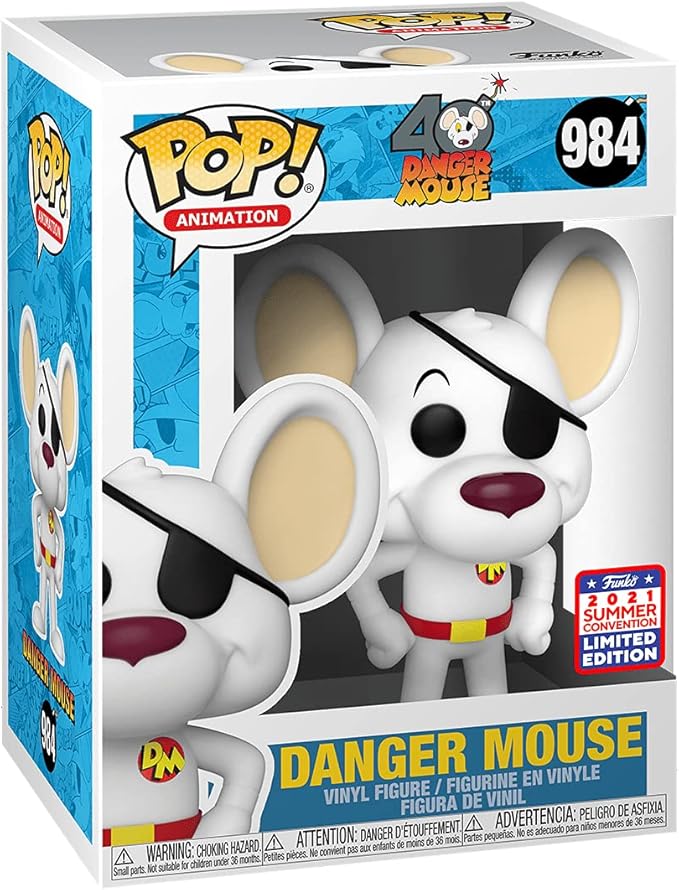 Funko Pop Animation Danger Mouse 2021 Summer Convention Exclusive