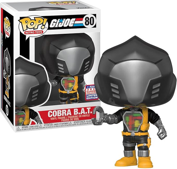 Funko Pop #80 G.I. Joe Cobra B.A.T. Battle Android Trooper 2021 Summer Convention Exclusive