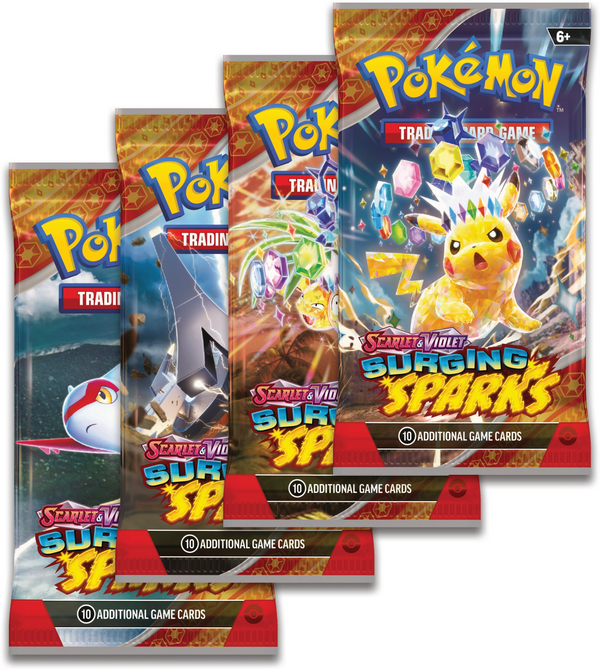 Pokemon Scarlet and Violet 8 Surging Sparks Booster Packs