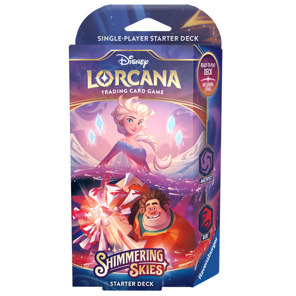 Lorcana TCG: Shimmering Skies Starter Deck (Ruby Amethyst)