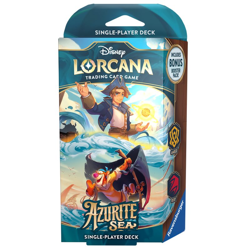 Lorcana TCG: Azurite Sea Starter Deck (Amber & Ruby)