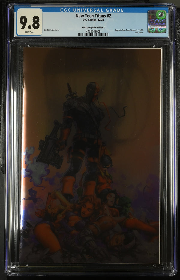 New Teen Titans #2 (Fan Expo Edition Foil) CGC 9.8