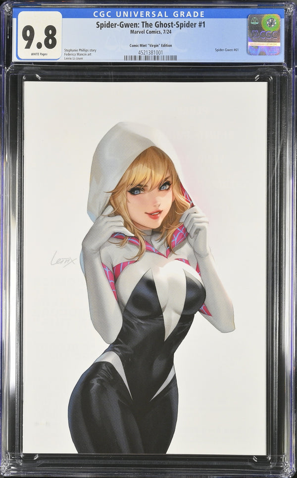 Spider-Gwen: The Ghost-Spider #1 (Lerix Li Cover) CGC 9.8