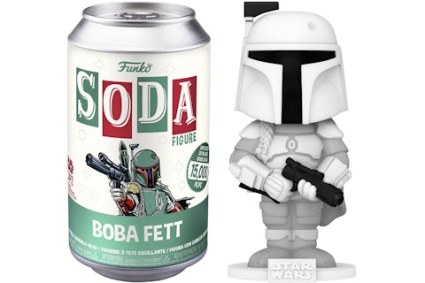 Funko Pop Vinyl Soda Star Wars Boba Fett *CHASE* Figure (Opened)