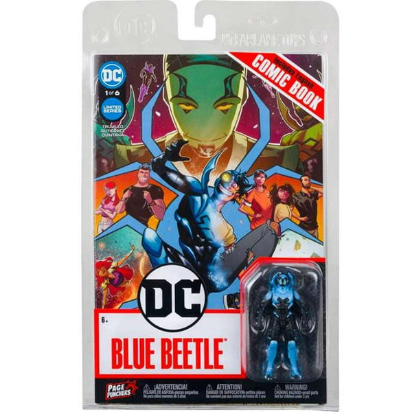 DC Direct - Page Punchers - Blue Beetle 3"" Figure With Comic Book