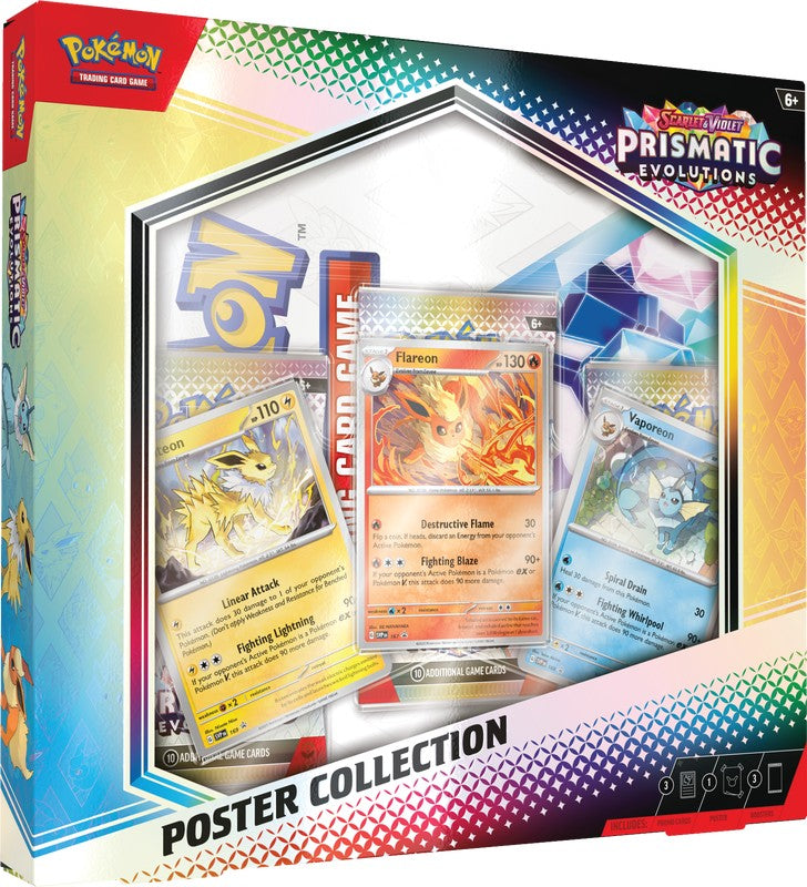 Pokemon Scarlet and Violet 8.5 Prismatic Evolutions Poster Collection