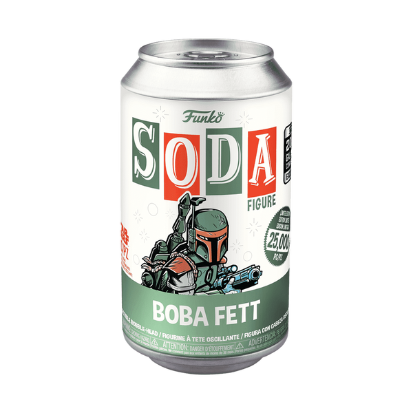 Funko Soda Figure Boba Fett Chase 2022 Galactic Convention Exclusive (Opened)