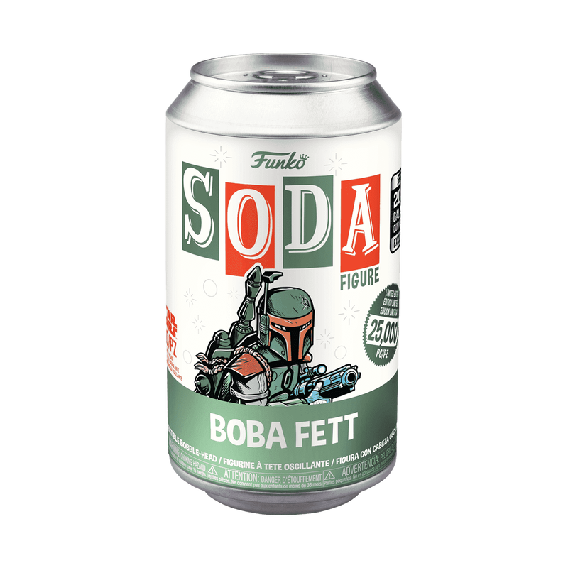 Funko Soda Figure Boba Fett Chase 2022 Galactic Convention Exclusive (Opened)