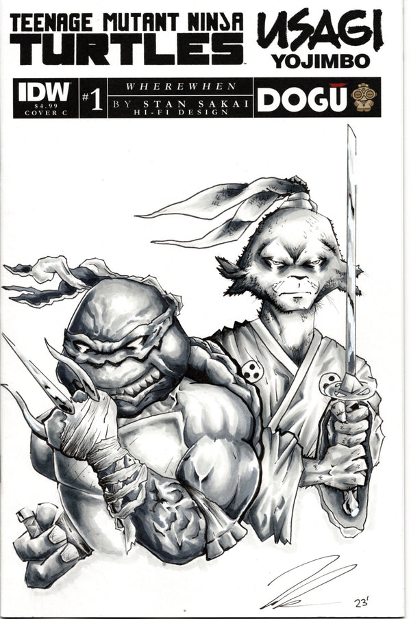 Teenage Mutant Ninja Turtles/Usagi Yojimbo: Wherewhen #1 Byrum Artist Variant