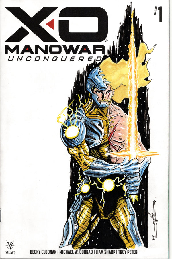 X-O Manowar Unconquered #1 Byrum Artist Variant