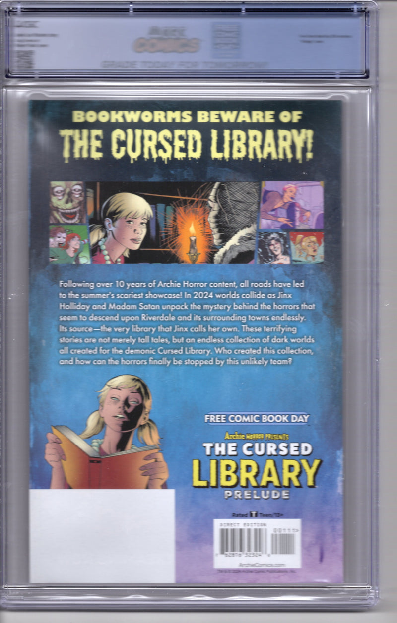 Archie Horror Presents: The Cursed Library Prelude FCBD CGC 9.8