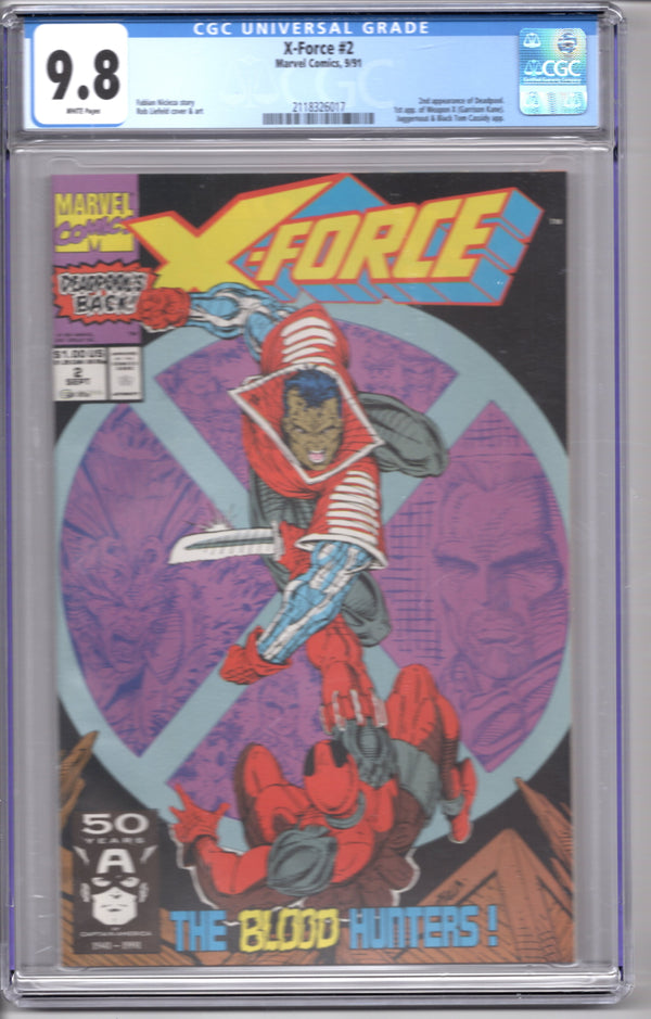 X-Force #2 CGC 9.8